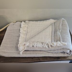 Piscatextil Throw Blanket - Taupe